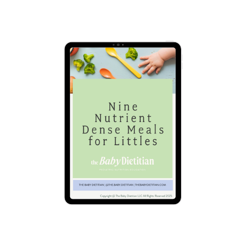 9 NUTRIENT DENSE MEALS FOR LITTLES